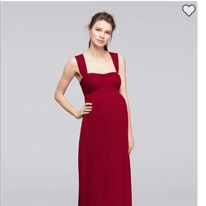 Empire Waist Maternity Bridesmaid Dress